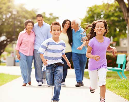 Happy Healthy Family