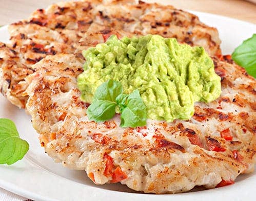 Spicy Chicken Burgers with Guacamole Recipe Spicy Chicken Burgers with Guacamole Recipe