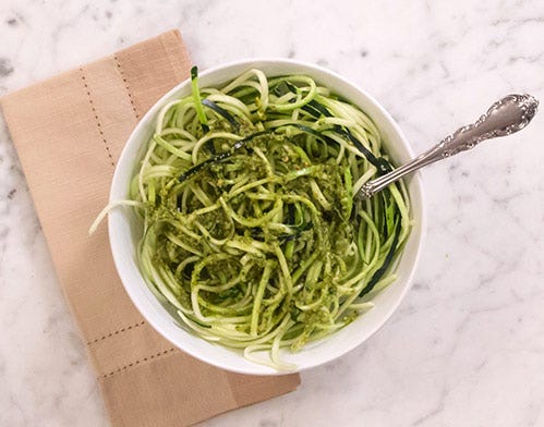 vegan zucchini noodle pesto vegan zucchini noodle pesto