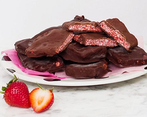 Chocolate strawberry protein bars