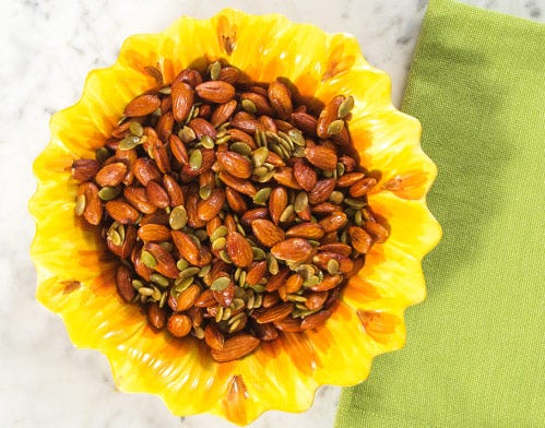 DIY roasted almonds and pepitas DIY roasted almonds and pepitas