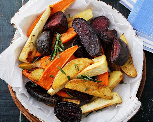 Roasted root vegetables