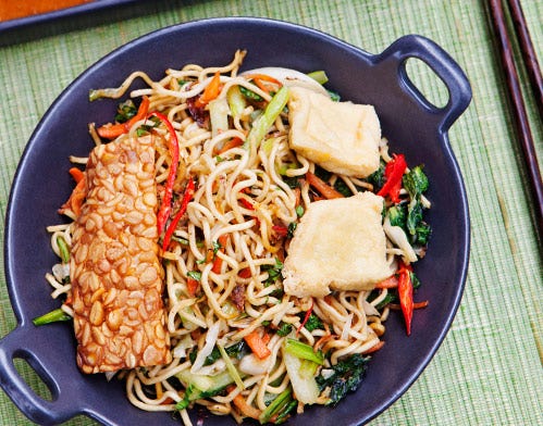 Veggie Tempeh Stir Fry