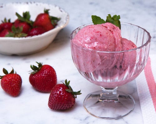 strawberry banana ice cream