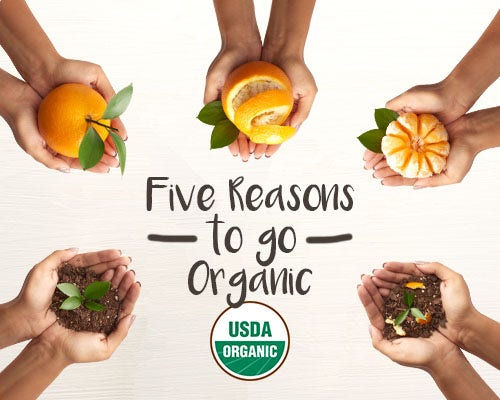 5 Reasons to Go Organic