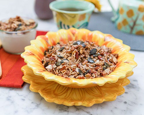 Gluten free pumpkin granola