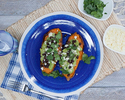 Loaded baked sweet potatoes Loaded baked sweet potatoes
