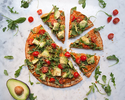 Vegan Arugula Pizza Vegan Arugula Pizza