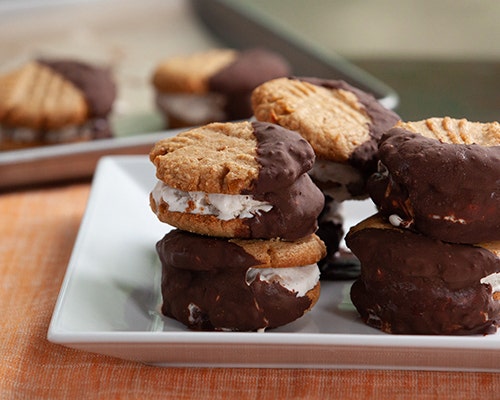 Peanut Butter Ice Cream Sandwiches