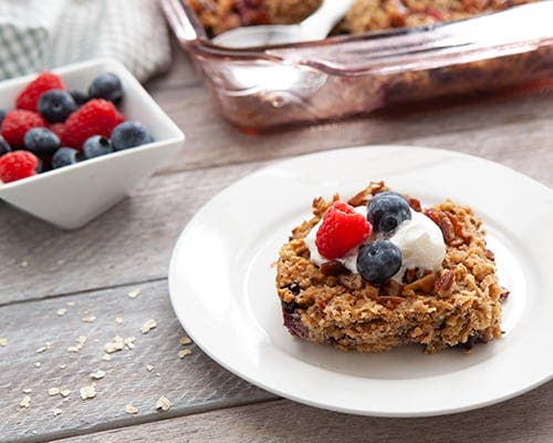 Berry Oatmeal Bake Recipe | Garden of Life