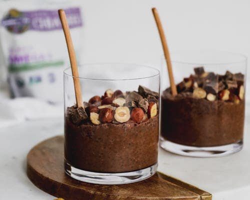 Chocolate Hazelnut Chia Pudding