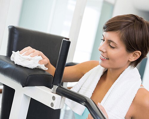 protect gym germs