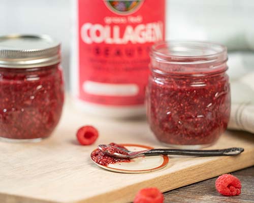 Collagen Jam with spoonful