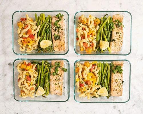 meal prep salmon