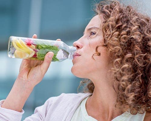 refreshing water