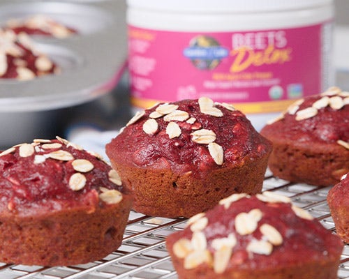 Beet Oat Muffins Recipe