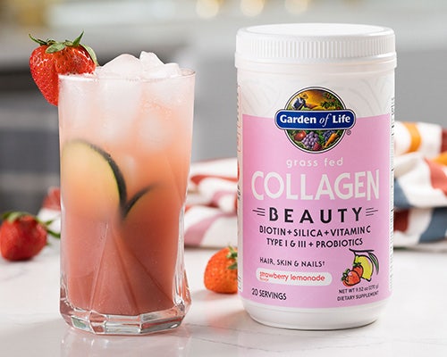 strawberry collagen tonic