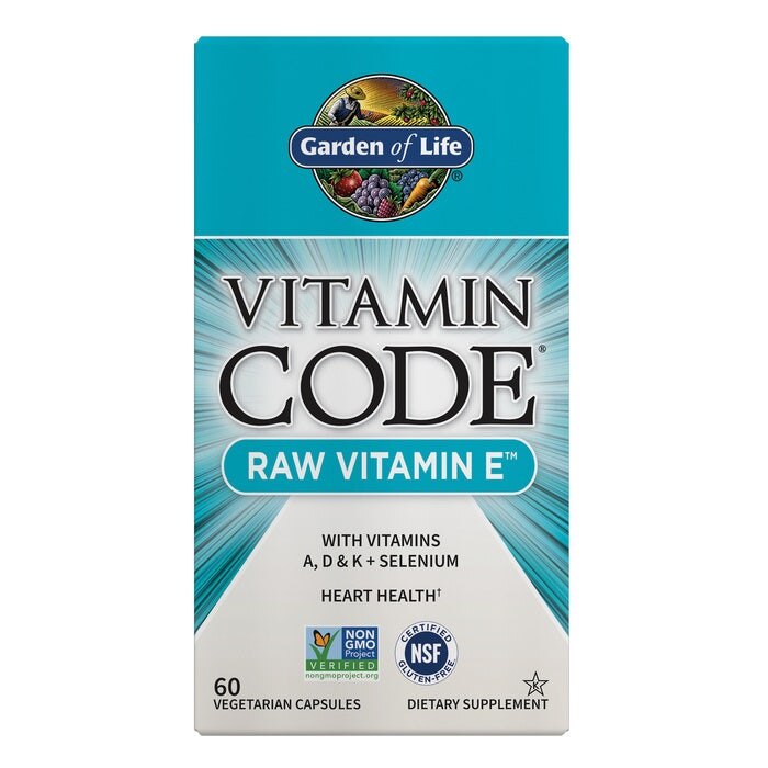 Vitamin E Capsules Raw | Vitamin Code | Garden of Life