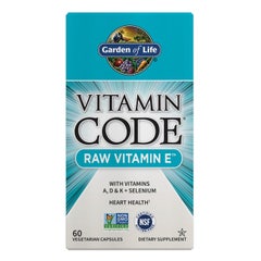 Vitamin Code Raw Vitamin E 60 Capsules