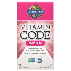 Vitamin Code Raw B-12 1,000mcg Capsules