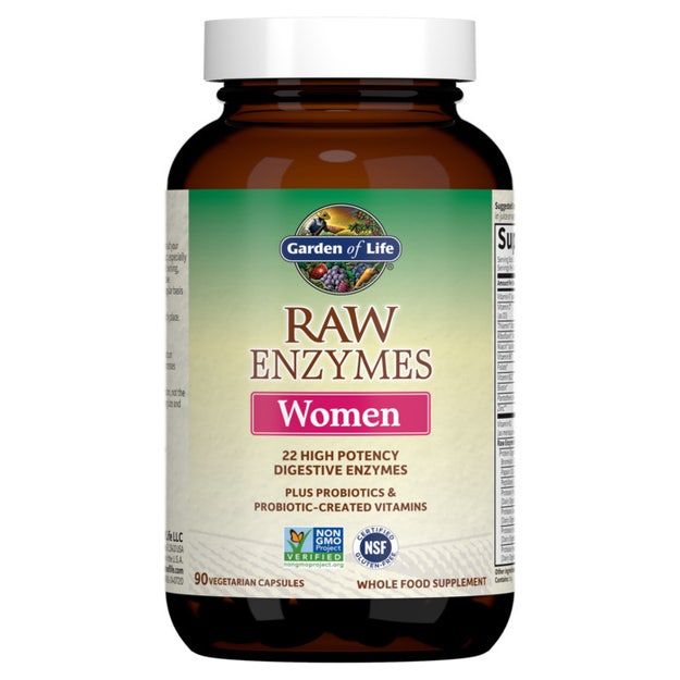 garden of life glutathione Womens Raw Enzymes Capsules