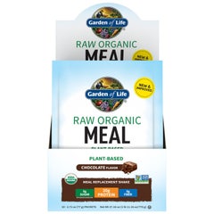 Raw Organic Meal Shake & Meal Replacement Chocolate 10 Packets 2.6 oz (73g) Powder