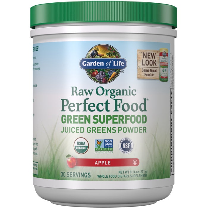 Raw Organic Perfect Food Green Superfood Apple 8.14oz 231g Powder
