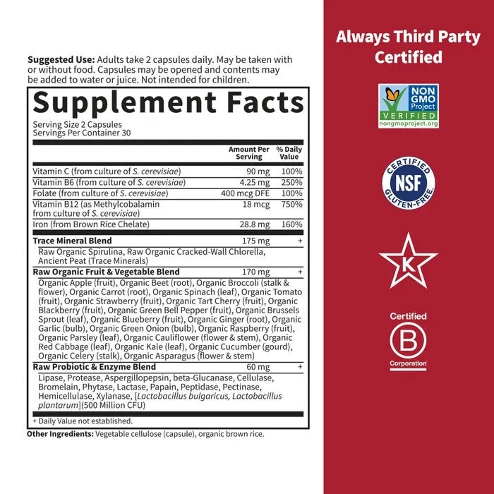 Healthy Blood | Vitamin Code | Garden of Life