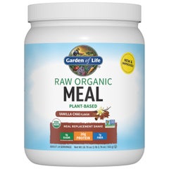 Raw Organic Meal Shake & Meal Replacement Vanilla Spiced Chai 16oz (454g) Powder