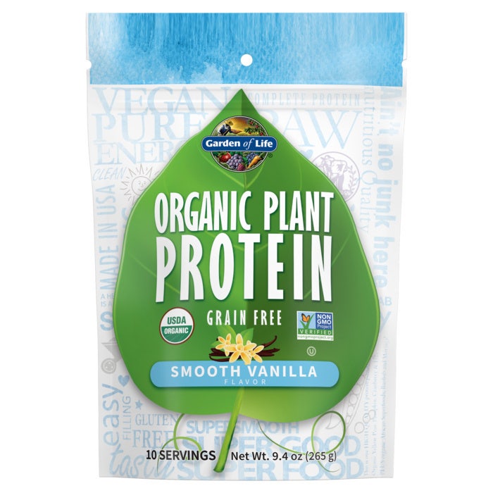 Organic Plant Protein Smooth Vanilla 9.4oz (265g) Powder