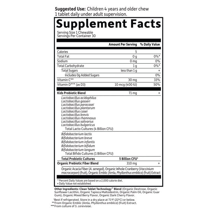 Kids Probiotic Berry Cherry | Dr. Formulated | Garden of Life