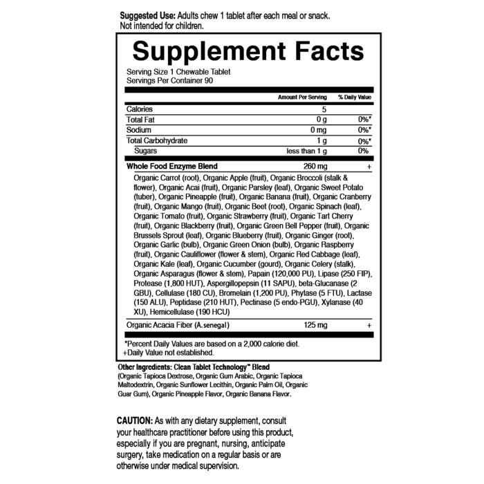 Digestive Enzymes Supplements Chewables | Garden of Life