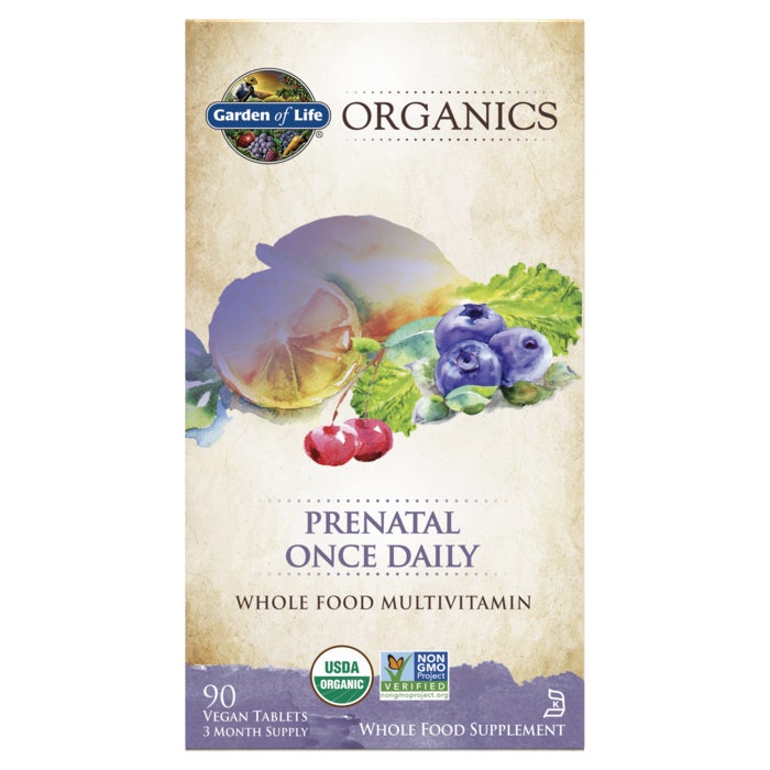 Organics Prenatal Once Daily 90 Tablets