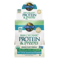 RAW Protein & greens Lightly Sweet 10 Packets 1.14oz (33g) Powder