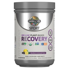 SPORT Organic Plant-Based Recovery Blackberry Lemonade 15.7 oz (446g) Powder