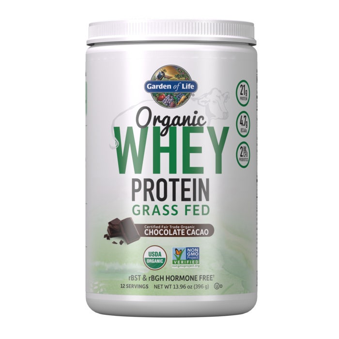 Organic Whey Protein Chocolate 13.96oz (396g) Powder