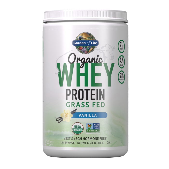 Organic Whey Protein Vanilla 13.33oz (378g) Powder