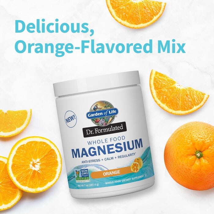 Orange Magnesium Powder | Garden of Life