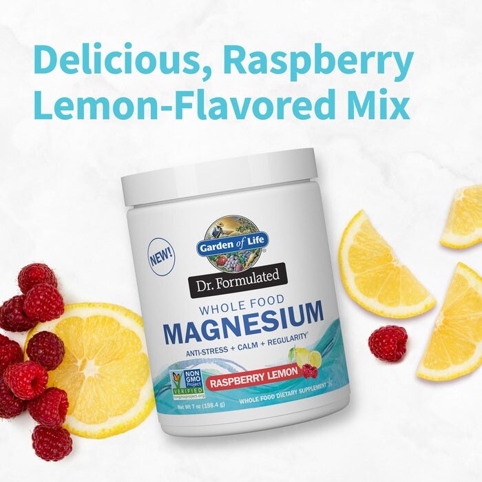 Raspberry Powdered Magnesium | Garden of Life