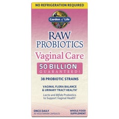 Raw Probiotics Vaginal Care Shelf-Stable 30 Capsules