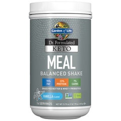 Dr. Formulated Keto Meal Balanced Shake Vanilla 23.70oz (672g) Powder