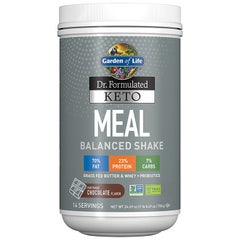 Dr. Formulated Keto Meal Balanced Shake Chocolate 24.69oz (700g) Powder