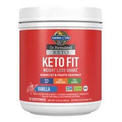 Dr. Formulated Keto Fit Weight Loss†* Shake Vanilla 12.52oz (355g) Powder