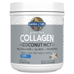 Grass Fed Collagen Coconut MCT Vanilla 14.39oz (408g) Powder