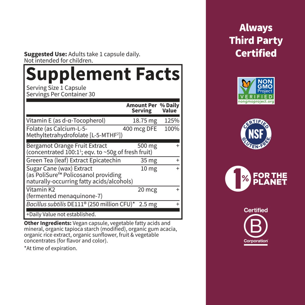 Herbal Supplement for Heart Health | Garden of Life