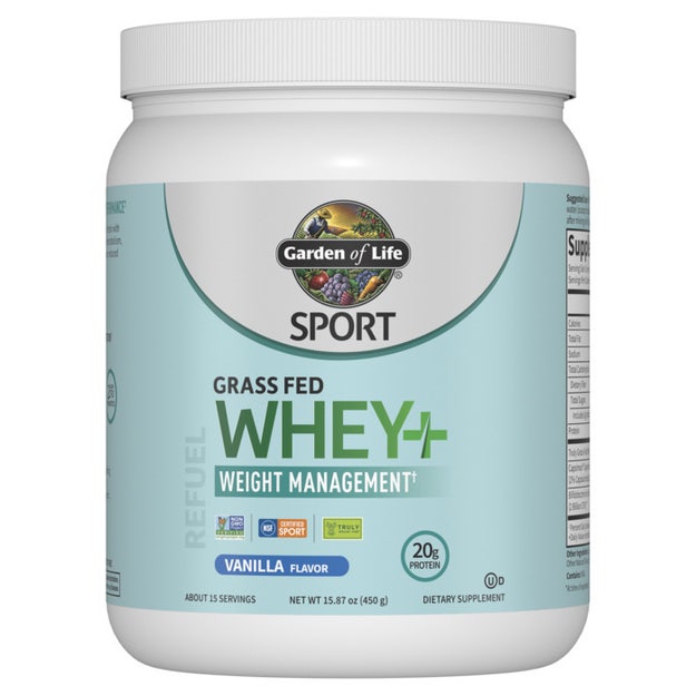 Grass Fed Whey protein powder by Garden of Life