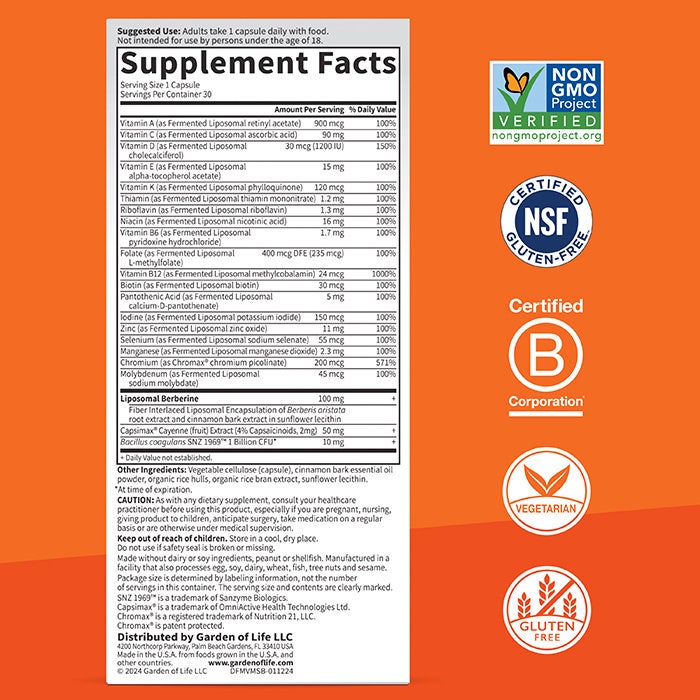 Multivitamin Plus Metabolism Support | Dr. Formulated | Garden of Life