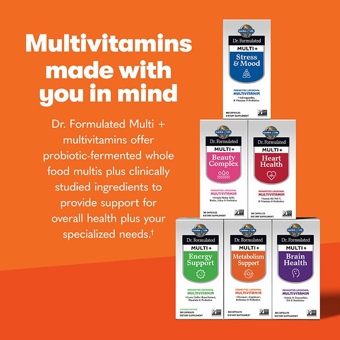 Multivitamin Plus Metabolism Support | Dr. Formulated | Garden of Life