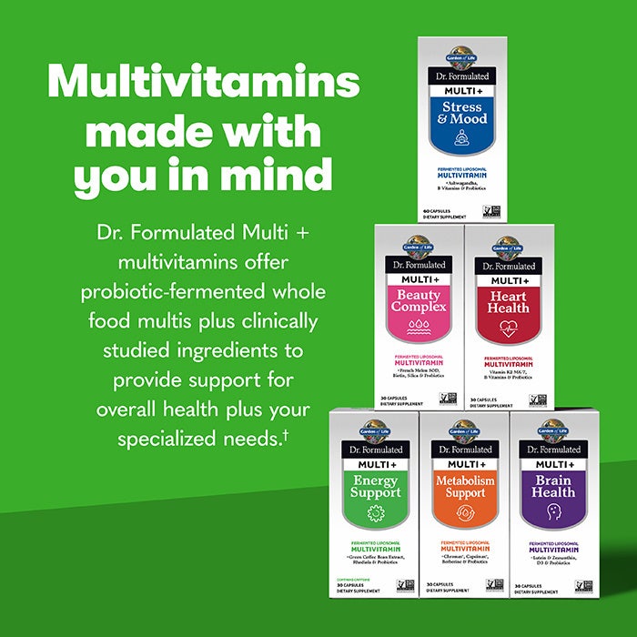 Multivitamin Plus Energy Support | Dr. Formulated | Garden of Life