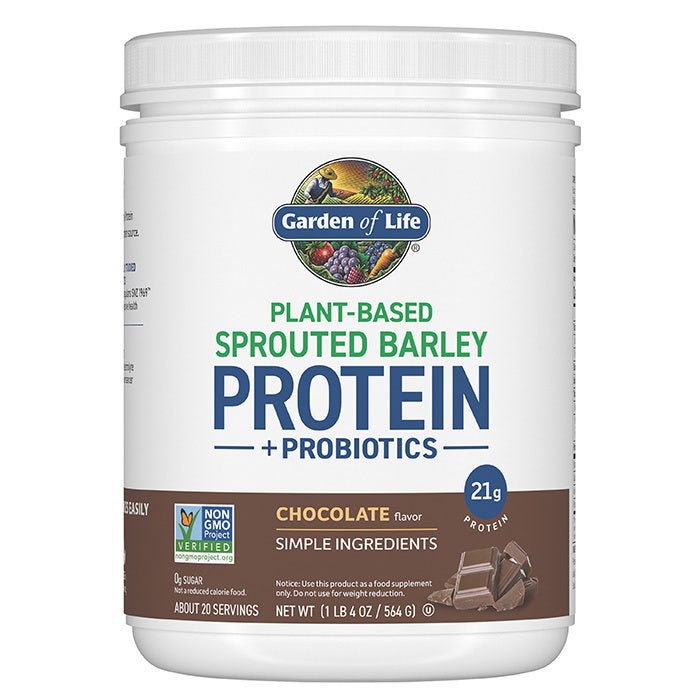Sprouted Barley Protein + Probiotics Powder - Chocolate
